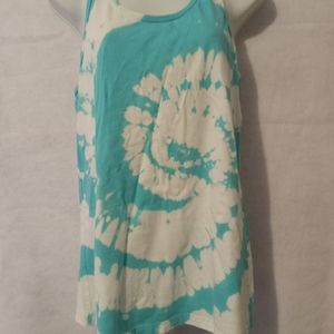Tye dye racerback tank top